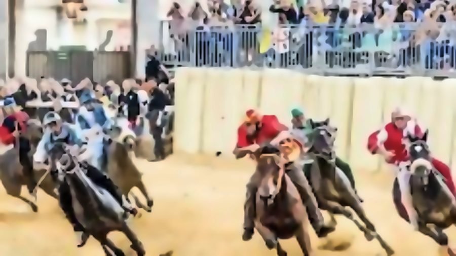 Il Palio di Asti, la corsa a cavallo nel centro della città